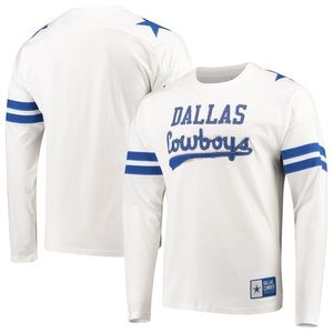 Dallas Cowboys White Kalvin Long Sleeve T-Shirt